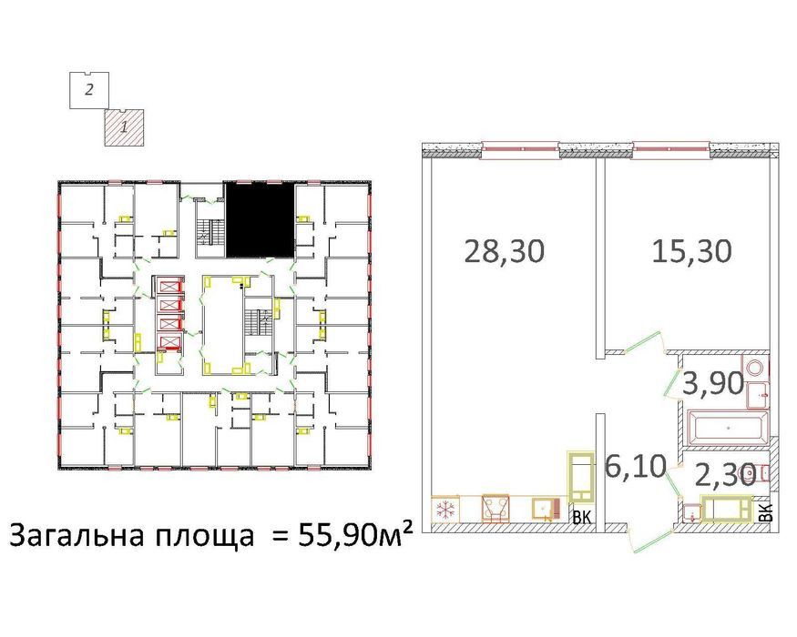 Квартира Академическая ул.