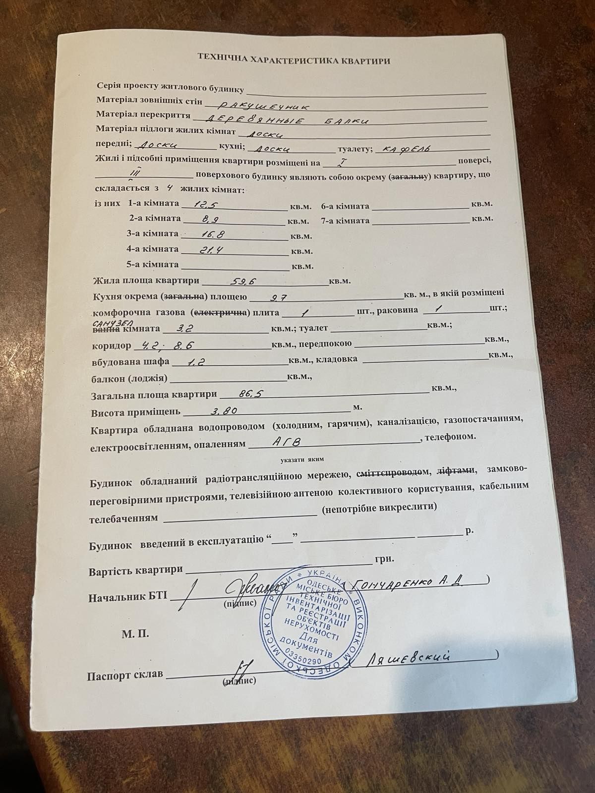 Квартира на Карантинна вул.