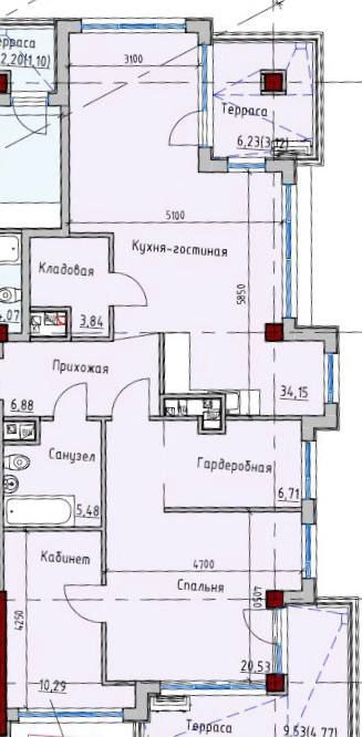 Квартира на Приморській вул.