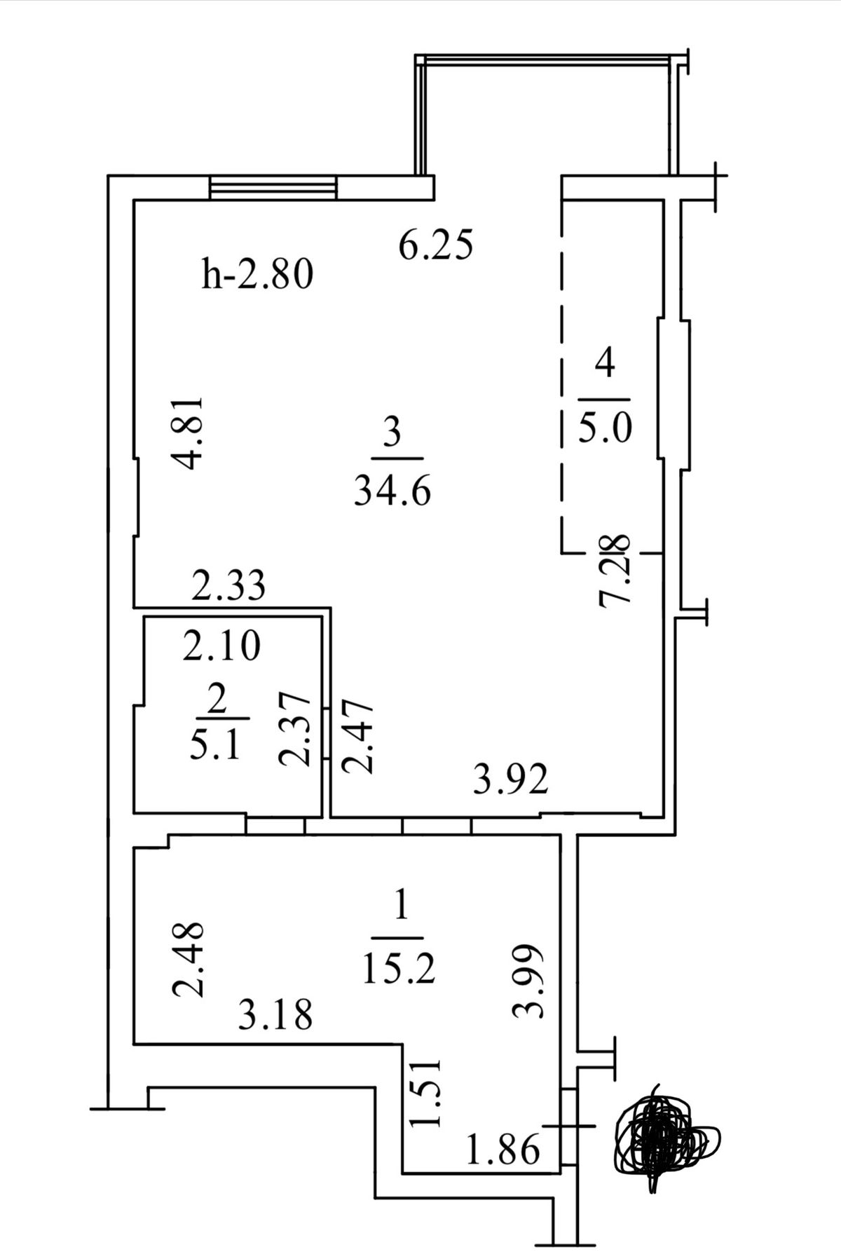 Apartment on Profspilkova Street