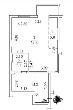 Apartment on Profspilkova Street
