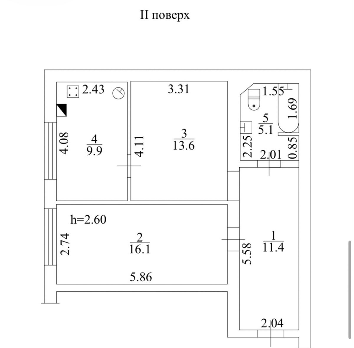 Apartment on M. Boltenko St.