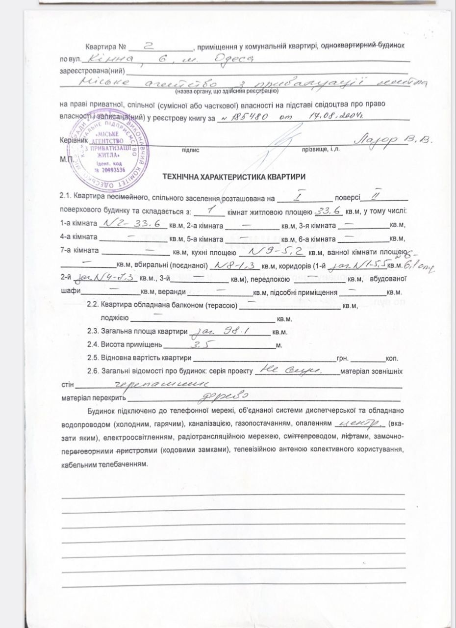 Квартира на Кінній вул