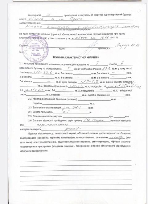 Квартира на Кінній вул